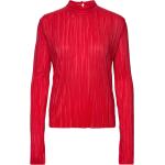 Röda Långärmade Långärmade blusar från Gina Tricot i Storlek XS för Damer 
