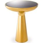Guldiga Glasbord från Eichholtz i Rostfritt Stål 