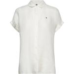 Vita Kortärmade Kortärmade T-shirts från Tommy Hilfiger 