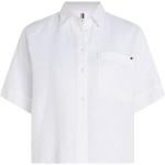Vita Kortärmade Linneskjortor från Tommy Hilfiger 