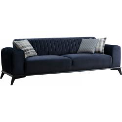 Lisa 3-sits soffa - Marinblå