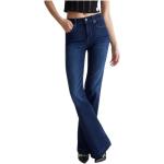 Blåa High waisted jeans med glitter från Liu Jo Jeans för Damer 
