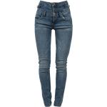 Blåa Skinny jeans med glitter från Liu Jo Jeans på rea i Storlek S i Denim för Damer 