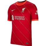 Karminröda Liverpool FC Fotbollströjor från Nike i Storlek S för Herrar 