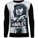 Svarta Bob Marley Huvtröjor från Local Fanatic på rea i Storlek XL i Bomull för Herrar 