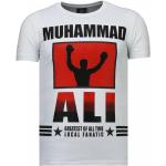 Local Fanatic Muhammad Ali Rhinestone - Herr T Shirt - 5762W White, Herr