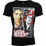 Local Fanatic Scarface Frame Print - T Shirt Herr - 2008Z Black, Herr