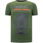 Local Fanatic T Shirt Med Tryck Call of Duty Green, Herr