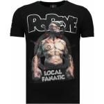 Local Fanatic The Sailor Man Popeye Rhinestone - Man T Shirt - 5760Z Black, Herr