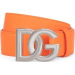 Orange Läderbälten från Dolce & Gabbana med L85 i Kalvskinn för Herrar 