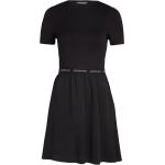 Svarta Kortärmade Korta klänningar från Calvin Klein Jeans i Storlek XS för Damer 