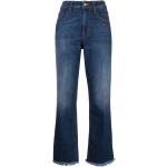 Blåa High waisted jeans med broderi från Jacob Cohen på rea med L27 med W25 i Denim för Damer 