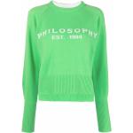 Gröna Kashmir tröjor från Philosophy di Lorenzo Serafini på rea i Storlek XL för Damer 