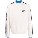Vita Långärmade Stickade tröjor från Fila på rea i Storlek XL för Herrar 