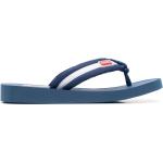 Randiga Blåa Slip in-sandaler från KENZO på rea i storlek 40 med Slip-on med Fyrkantig tå i Gummi 