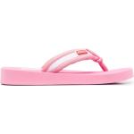Randiga Rosa Slip in-sandaler från KENZO på rea i storlek 36 med Slip-on med Fyrkantig tå i Gummi för Damer 