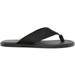 Svarta Slip in-sandaler från Armani Giorgio Armani med Slip-on i Kalvskinn för Herrar 
