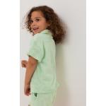Gröna Kortärmade skjortor för barn på rea i Frotté 