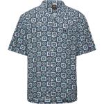 Marinblåa Kortärmade Kortärmade skjortor från LEE i Storlek S 