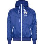 Los Angeles Dodgers Men's Nike Team Runner Windrunner Jacket Outerwear Jackets Windbreakers Blue NIKE Fan Gear