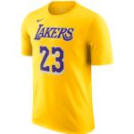 Gula LA Lakers T-shirts med tryck från Nike 