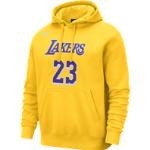 Gula LA Lakers Huvtröjor från Nike i Fleece 