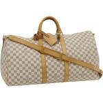 Vintage Hållbara Beige Weekendbags från Louis Vuitton i Canvas för Damer 