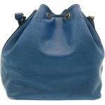 Vintage Hållbara Blåa Bucket bags från Louis Vuitton i Canvas för Damer 