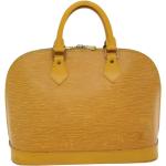 Vintage Hållbara Gula Handväskor i skinn från Louis Vuitton Alma på rea i Läder för Damer 
