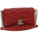 Vintage Hållbara Röda Skinnväskor från Louis Vuitton i Läder för Damer 