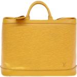 Vintage Hållbara Gula Handväskor i skinn från Louis Vuitton på rea i Läder för Damer 