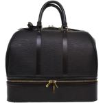 Vintage Hållbara Svarta Weekendbags från Louis Vuitton på rea i Läder för Damer 