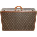 Vintage Hållbara Guldiga Mjuka resväskor för Damer 