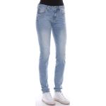 Blåa Slim fit jeans med glitter från Moschino Love Moschino på rea för Damer 