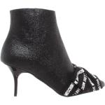 Svarta Ankle-boots med glitter från Moschino Love Moschino på rea för Damer 
