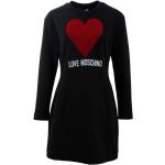 Svarta Stickade klänningar med paljetter från Moschino Love Moschino på rea för Damer 