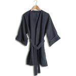 Lovely Long Kimono Morgonrock Black Lovely Linen