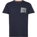 Blåa Kortärmade Tränings t-shirts från Musto i Storlek XS 