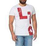 LTB Jeans Herr Lideti T-shirt, Vit racing rött try