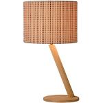 Lucide TEMPUS – bordslampa – Ø 28 cm – trä
