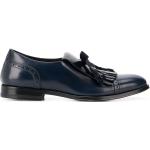 Blåa Oxford-skor från Scarosso i storlek 36 med Slip-on med rundad tå i Kalvskinn för Damer 