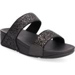 Svarta Slip in-sandaler med glitter från FitFlop i storlek 36 