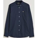 Mörkblåa Oxford-skjortor från Lyle & Scott i Storlek S med Button down i Bomull för Herrar 