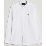 Vita Oxford-skjortor från Lyle & Scott i Storlek S med Button down i Bomull för Herrar 
