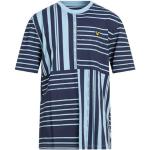 Randiga Marinblåa Kortärmade Kortärmade T-shirts från Lyle & Scott på rea i Storlek L i Jerseytyg för Herrar 