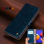 Svarta Mobilplånbok med Kickstand i Konstläder 