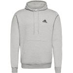 Gråa Tränings hoodies från adidas Sportswear i Storlek S 