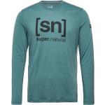 M Logo Ls Sport T-shirts Long-sleeved Blue Super.natural