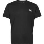 Svarta Kortärmade Kortärmade T-shirts från The North Face i Storlek S 