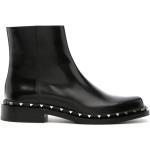 Svarta Chelsea-boots från Valentino Garavani Rockstud i storlek 40 med Slip-on med Fyrkantig tå i Kalvskinn för Herrar 
